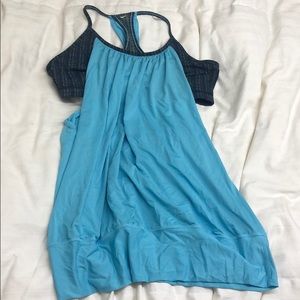 Lululemon athletica yoga top bra tank top 10 racer